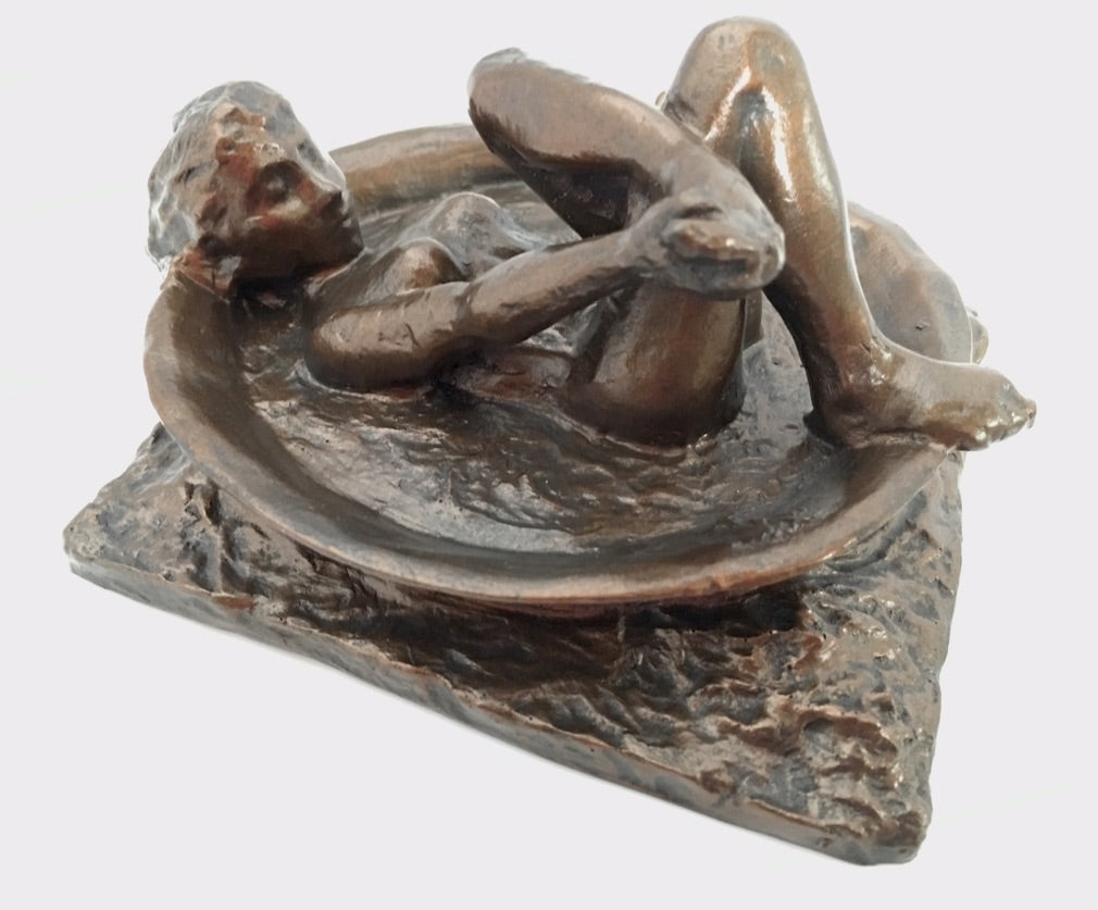 Degas Woman in Le Tub Statue