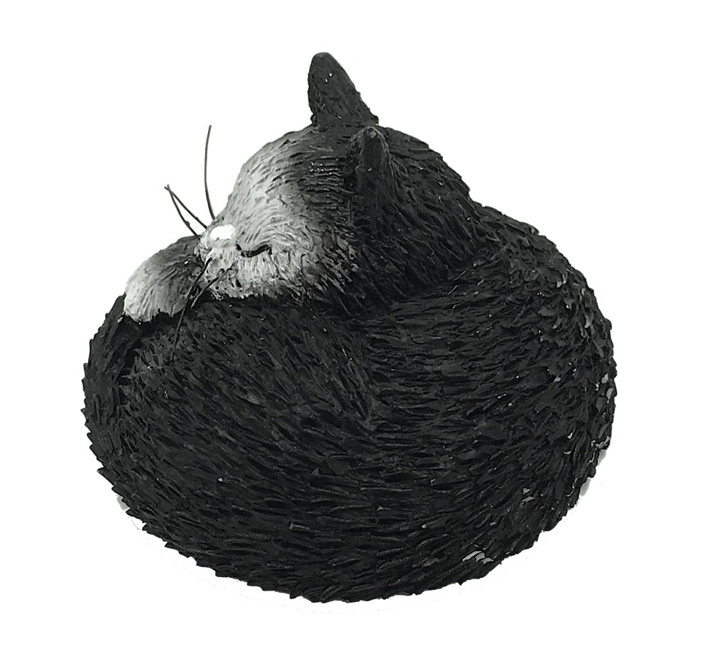 Cat Kitty Taking Nap Siesta Mini Figurine by Dubout