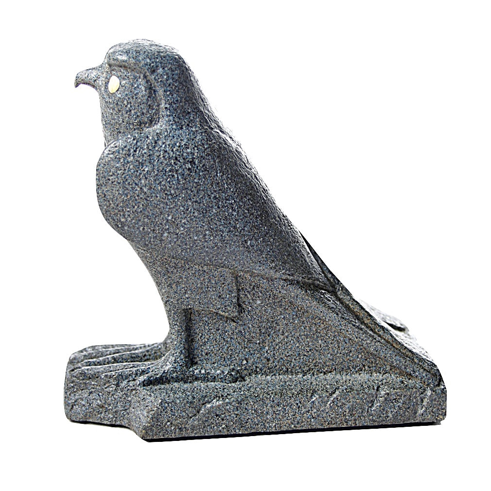Egyptian Falcon Bird Statue with One Eye Drawn