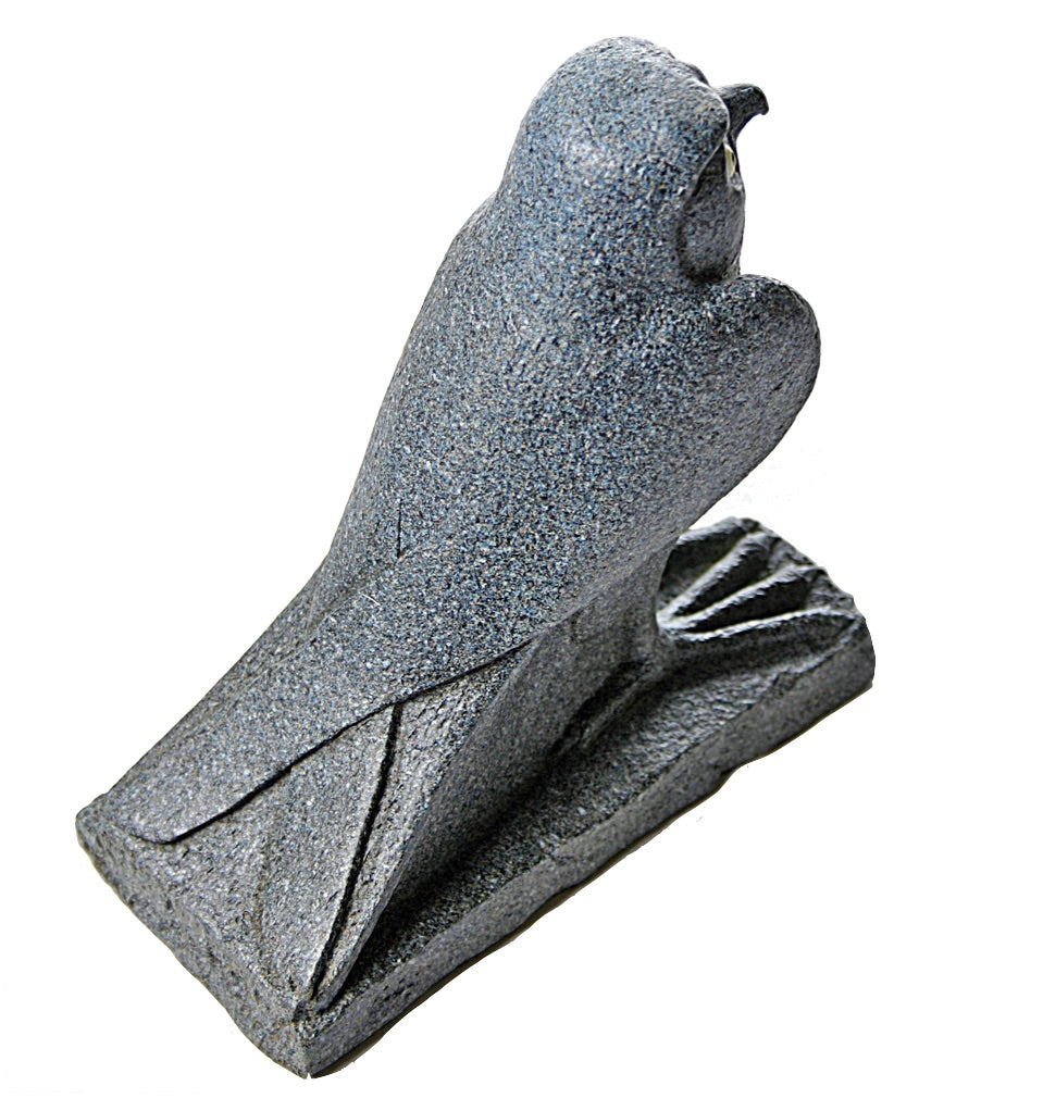 Egyptian Falcon Bird Statue with One Eye Drawn