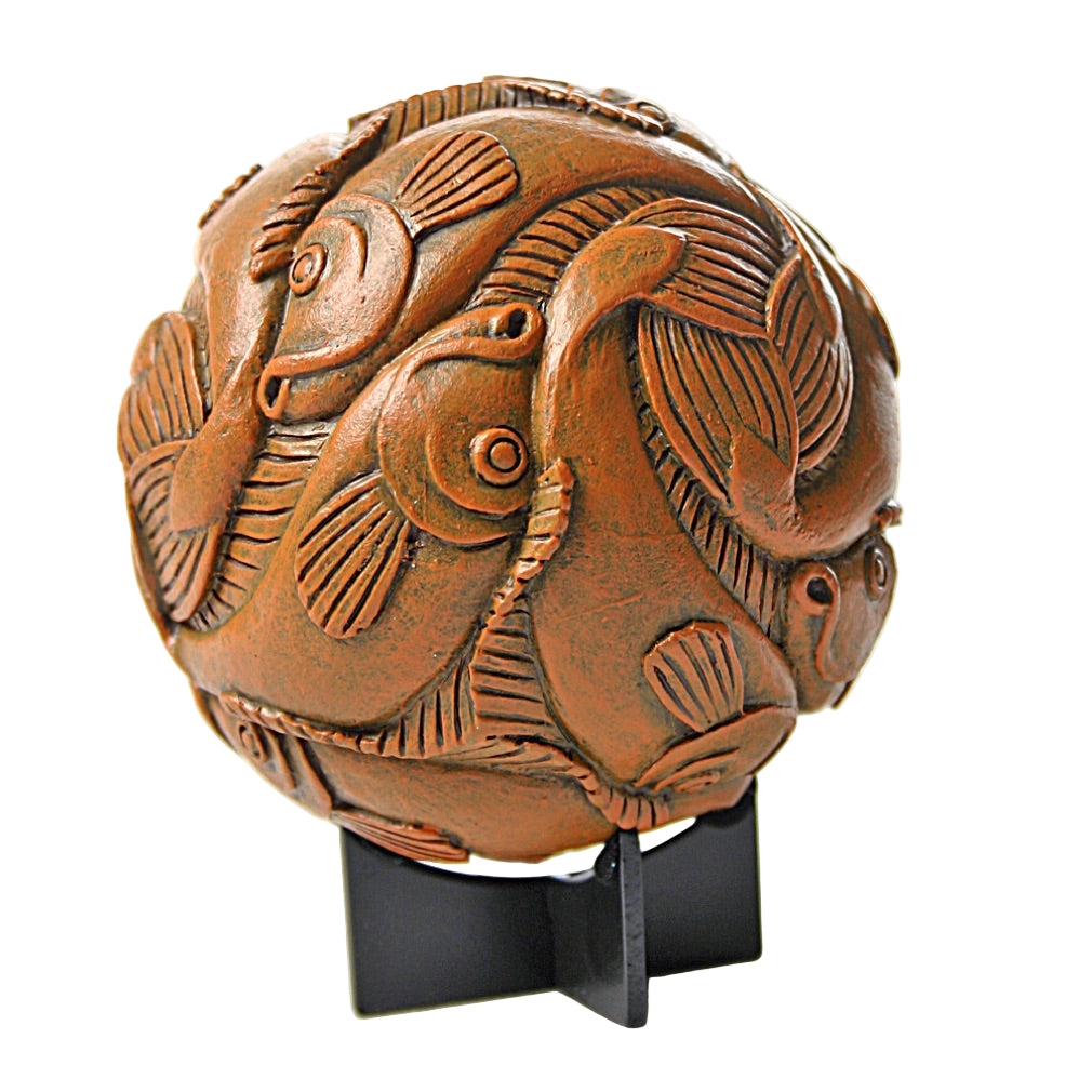 Sphere Fish Sphere Fish Tessellation Paperweight Orb Parastone ESC04 – Museum Wholesale
