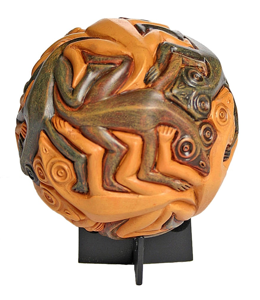 Sphere Fish Escher | Evolving Patterns, statues of tessallations, Parastone ...