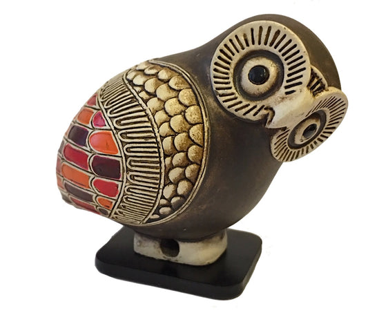 Greek Owl Miniature Statue