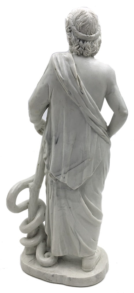 Asclepios Statue from Epidaurus Greek Collectible Figurine 8.25-inch