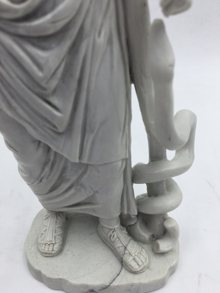 Asclepios Statue from Epidaurus Greek Collectible Figurine 8.25-inch