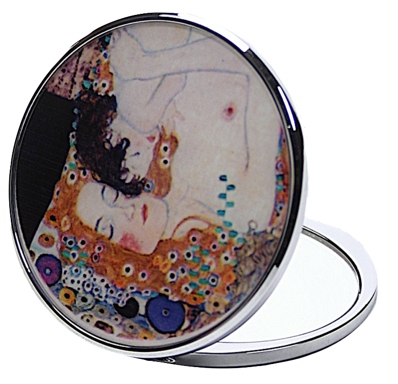 Klimt Mother and Child Purse Handbag Magnification Mirror