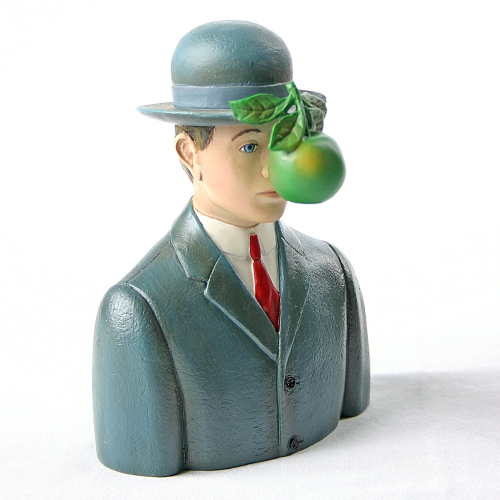 Son of Man Wearing Bowler Hat by Magritte