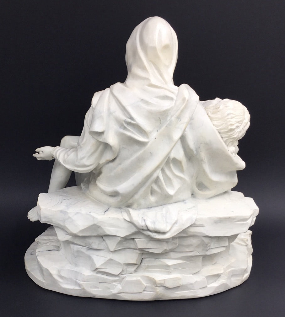 Pieta Lamentation Mary Holding Jesus Statue by Michelangelo