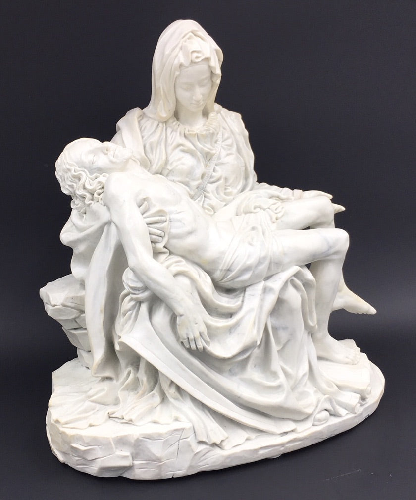 Pieta Lamentation Mary Holding Jesus Statue by Michelangelo