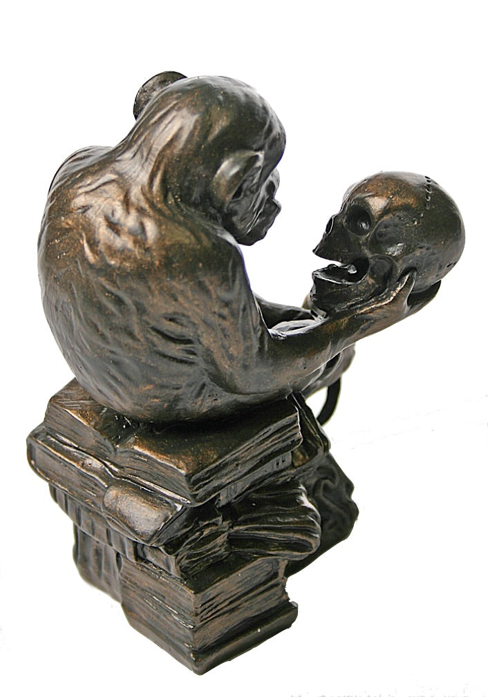 Monkey with Skull Statue (1892-93) by Rheinhold 6H