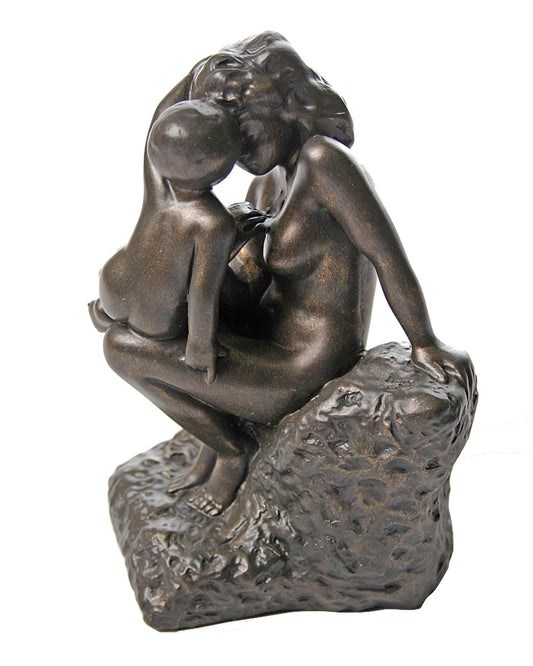 Young Mother with Child Statue by Rodin