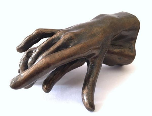 Two Holding Hands Small Statue by Rodin 3.75L